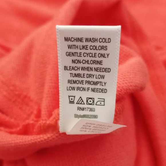 Aria Women's Orange Robe Beach Cover-up Full Zipper Pockets Size Large NWOT - Picture 7 of 7